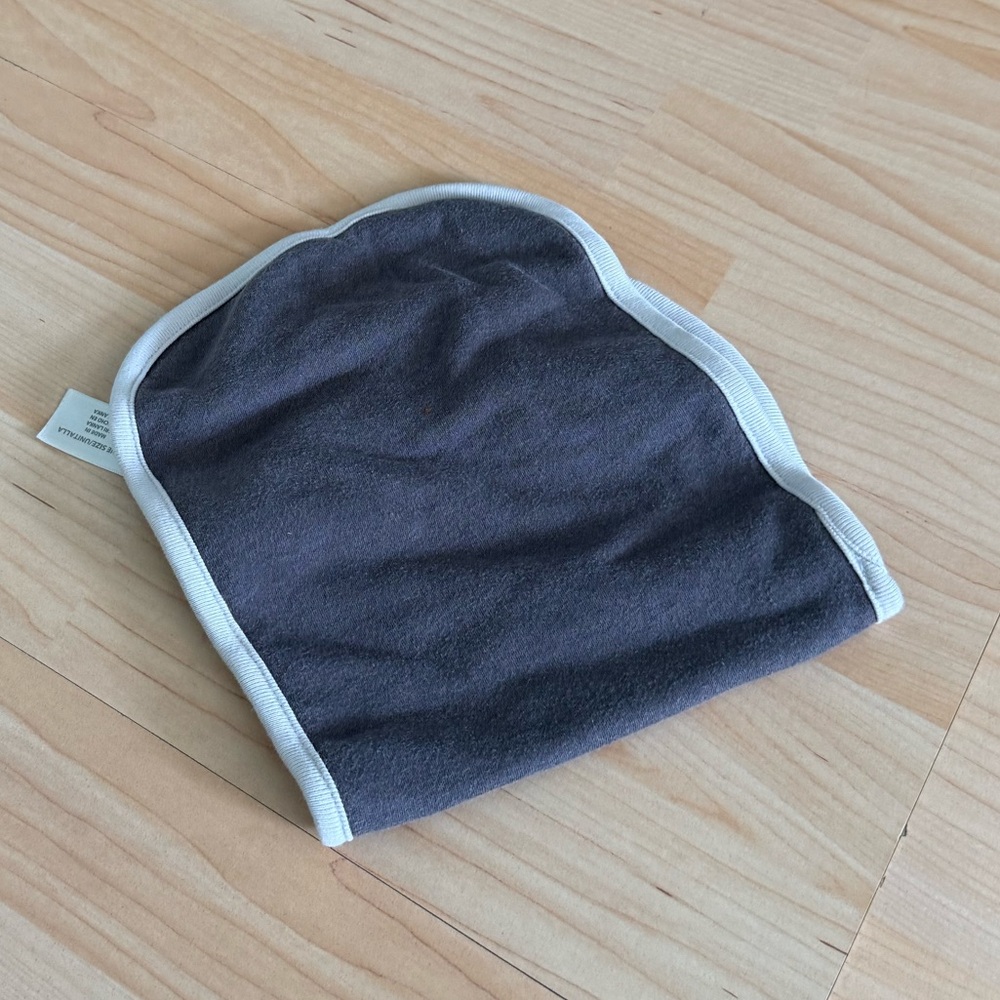 Cloud Island Charcoal Baby burp rag